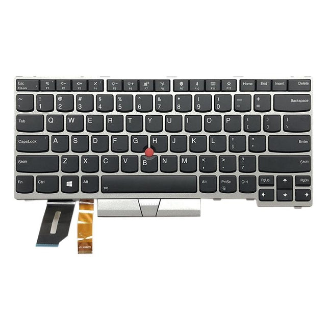 Lenovo Thinkpad E480 L480 L380 T480S Backlit Keyboard - Silver-1915196599672377345