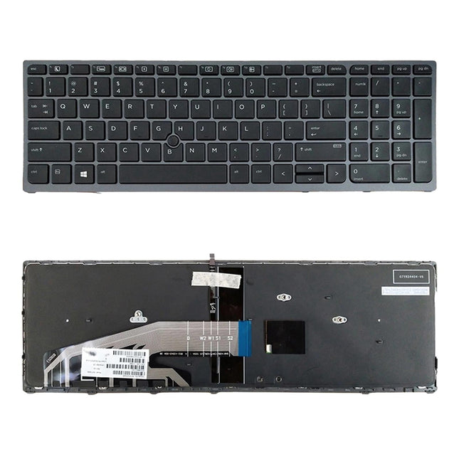 Backlit Keyboard For Hp Zbook 15 / 17 G3 - Us Version-1915197017450221572