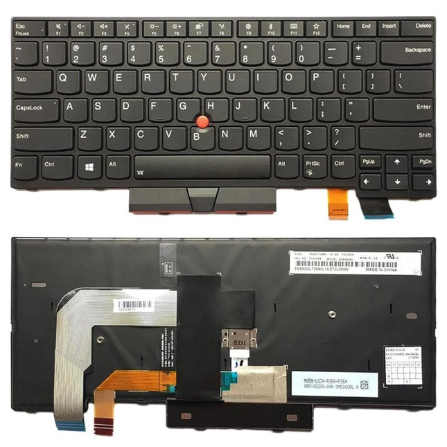 Backlit Keyboard For Lenovo Thinkpad T470 / T480 / A475 / A485 Us Version-1915197683400839173