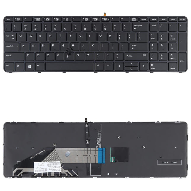 Backlit Keyboard For Hp Probook G2 / G3 Series - Us Layout-1915198035458134021