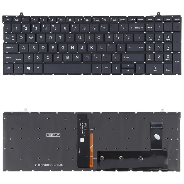 Backlit Us Keyboard For Hp Probook 450 / 455 G9 Series-1915197904197390336