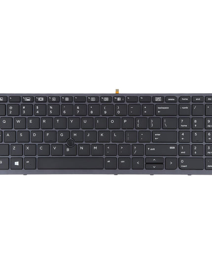 Hp Zbook 15 / 17 G3 Us Keyboard With Backlight And Pointing - Black-1915197074006216705