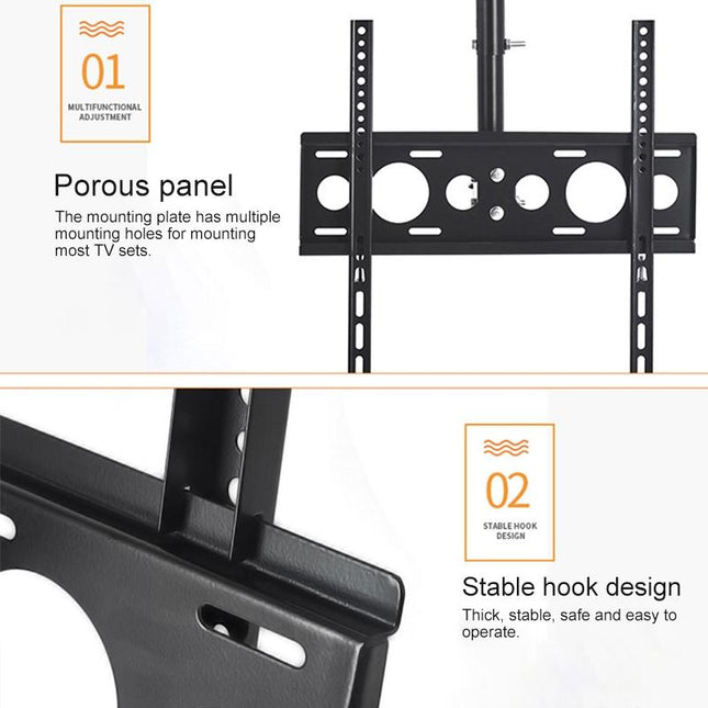 Adjustable Single Screen Tv Wall / Ceiling Mount - 32-65 Inch 0.5-2M Range-1915198423863267331