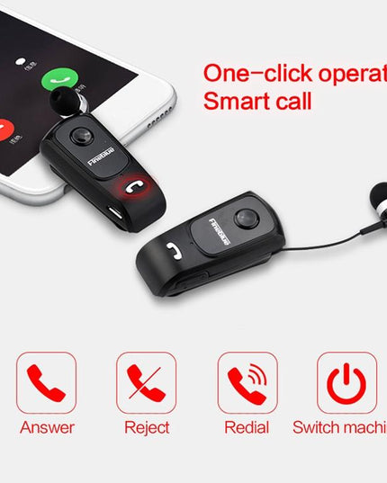 Retractable Bluetooth Headset With Caller Vibration Reminder-1915198128810758147