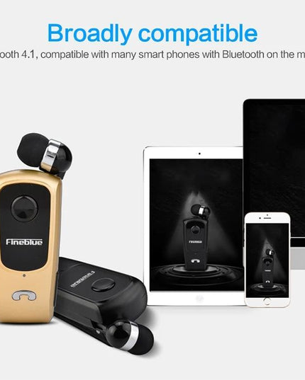 Retractable Bluetooth Headset With Caller Vibration Reminder-1915198128810758150