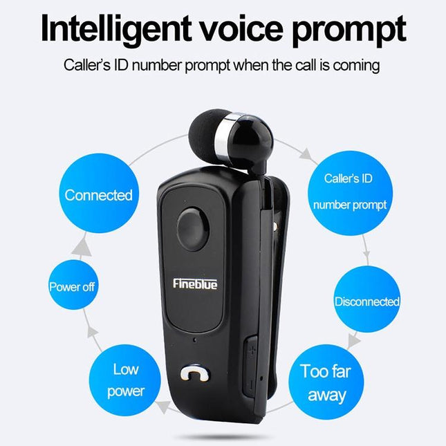 Retractable Bluetooth Headset With Caller Vibration Reminder-1915197817224302596