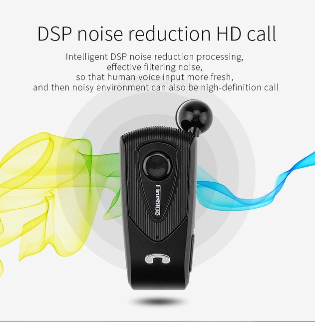 Retractable Bluetooth Headset With Caller Reminder And Anti-Theft Vibration-1915197962787622914