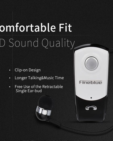 Retractable Bluetooth Headset With Caller Vibration Reminder-1915198135861383169