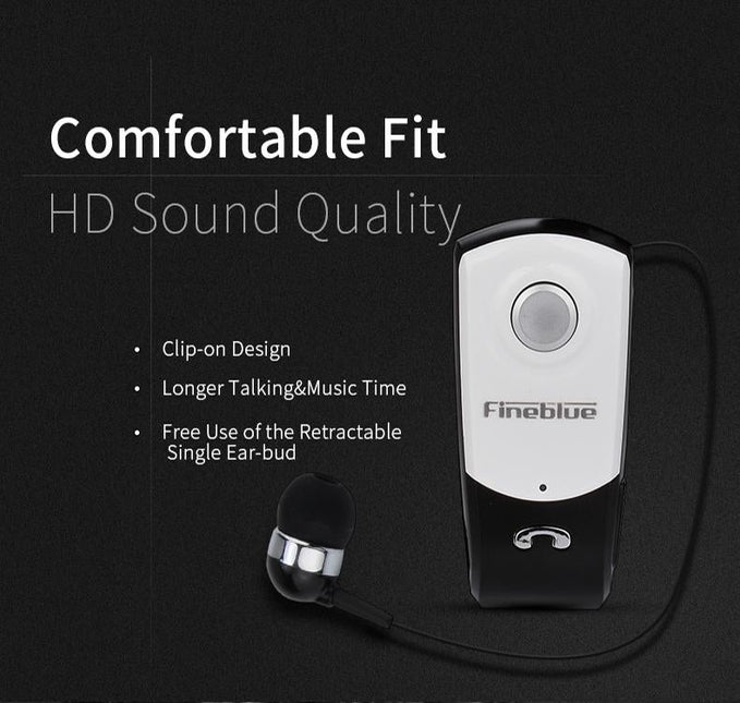 Retractable Bluetooth Headset With Caller Vibration Reminder-1915198135861383169