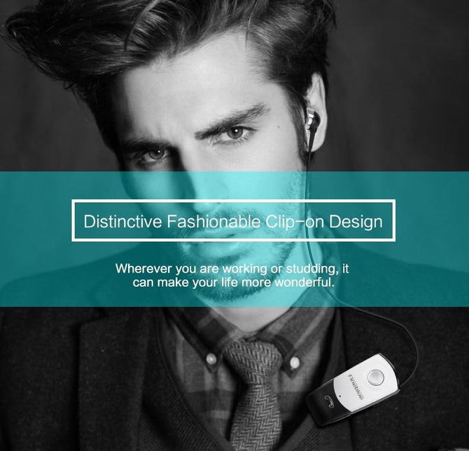 Retractable Bluetooth Headset With Caller Vibration Reminder-1915198135861383170