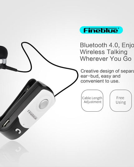 Retractable Bluetooth Headset With Caller Vibration Reminder-1915198135861383171