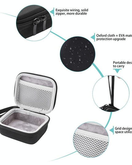 Travel Case For Jbl Go / Go 2 - Black / Red-1915196694623031299