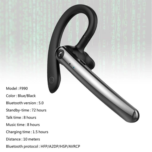 180 Degree Rotating Bluetooth 5.0 Wireless Earphones With Noise Cancellation And Mic-1915196819340660743