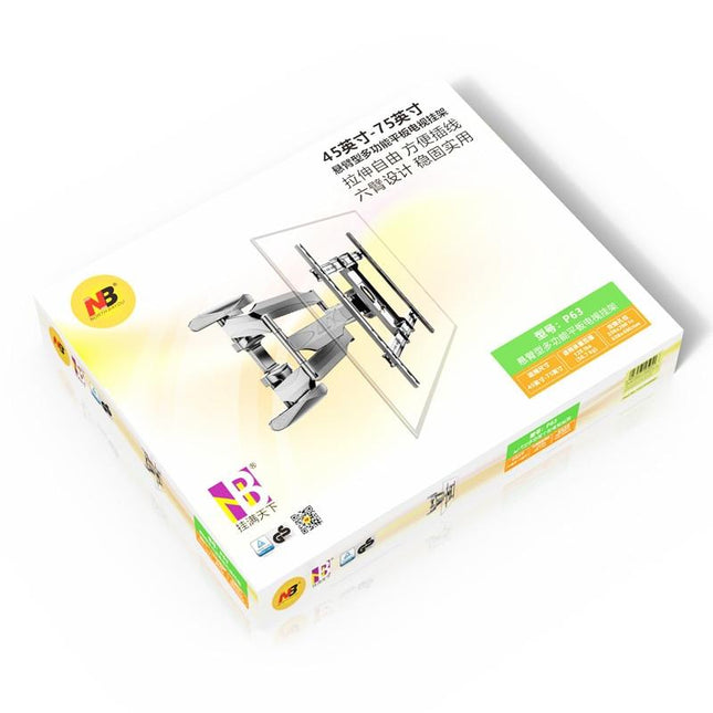 Universal Tv Wall Mount For 45-75 Led / Lcd / Oled - Fits All Sizes-1915197675347775494