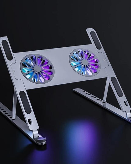 Adjustable Laptop Stand - Cooling Fans Included-1915197860694069249
