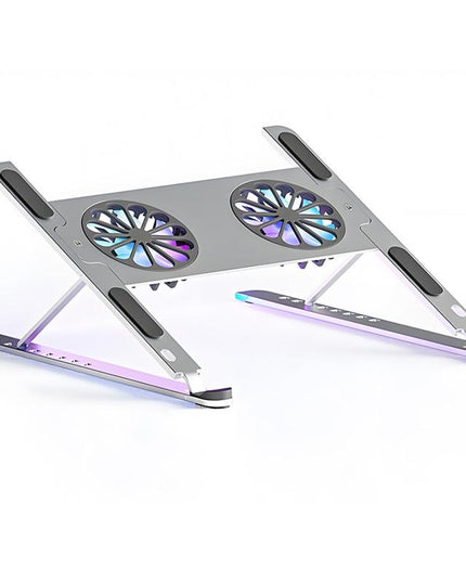 Adjustable Laptop Stand - Cooling Fans Included-1915197860694069255