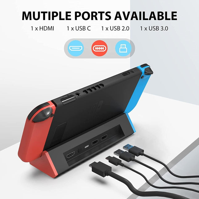 Nintendo Switch 4K Hdmi Adapter - Portable Dock-1915198409464221700