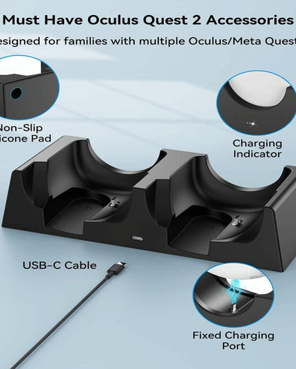 Oculus Quest 2 Dual Charging Stand-1915197878062682116