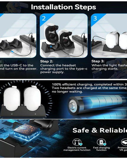 Oculus Quest 2 Dual Charging Stand-1915197878062682120