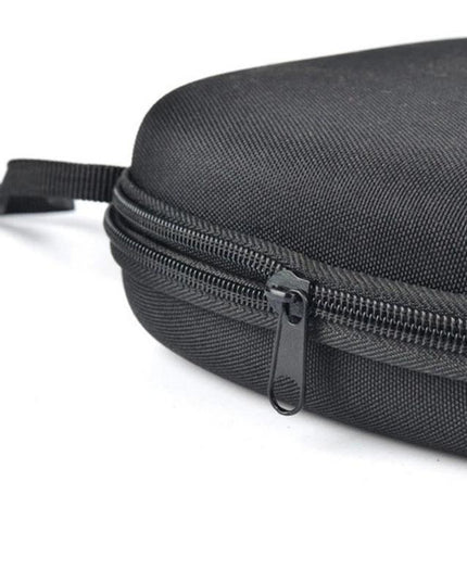 Round Zippered Headphone Storage Bag - Portable And Compact-1915197981846540293