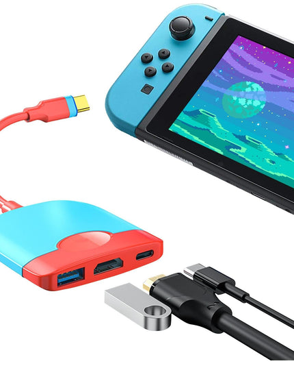 Nintendo Switch Portable 4K Screen Projector - Red-1915196867042480131