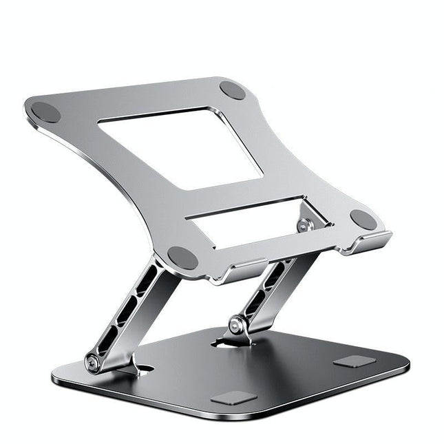 Adjustable Aluminum Laptop Stand - Foldable & Portable-1915197833288486912
