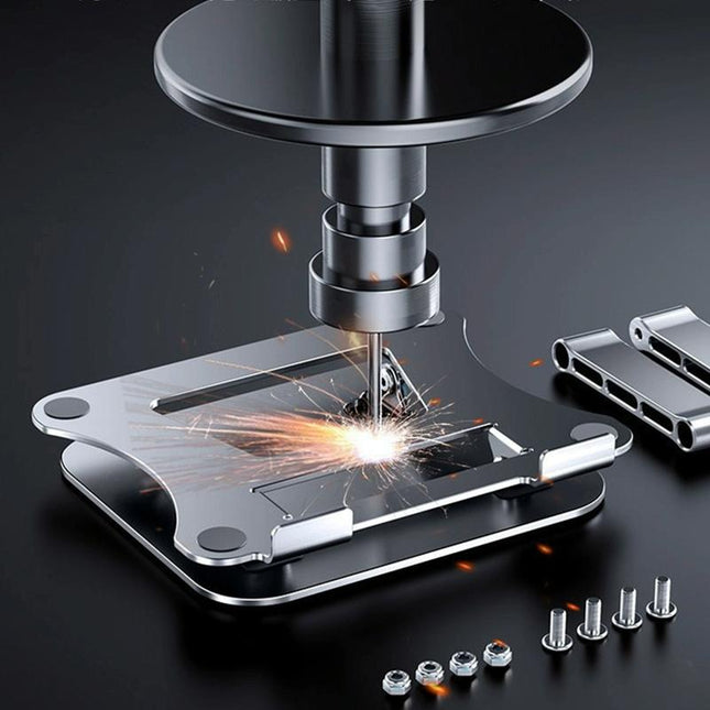 Adjustable Aluminum Laptop Stand - Foldable & Portable-1915197833288486914