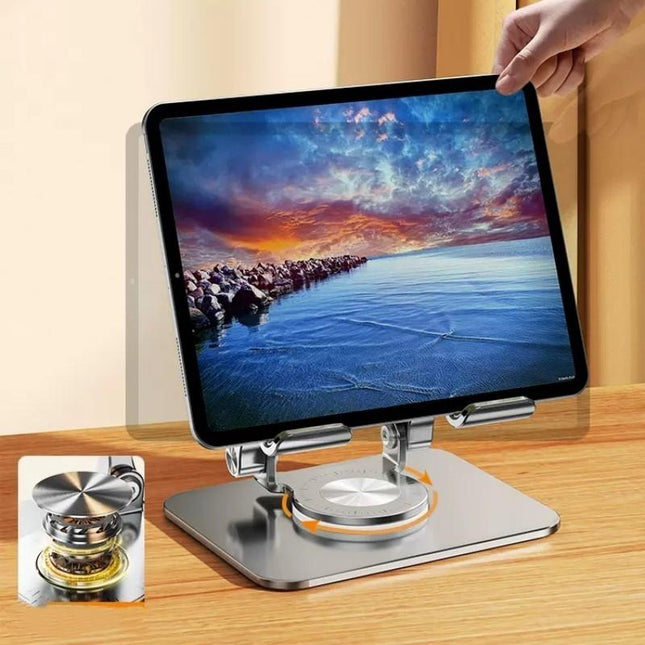 360 Rotation Ergonomic Laptop Stand - Adjustable Height Aluminum-1915197645442387974