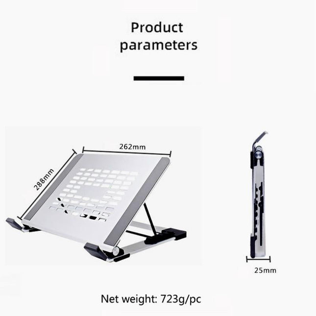 Vertical Laptop Stand - 5 Levels Riser For Desk-1915197465330585601