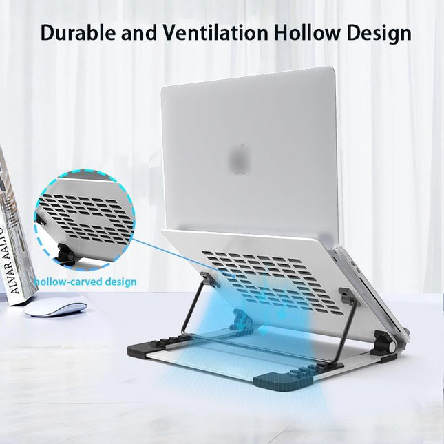 Vertical Laptop Stand - 5 Levels Riser For Desk-1915197465330585605