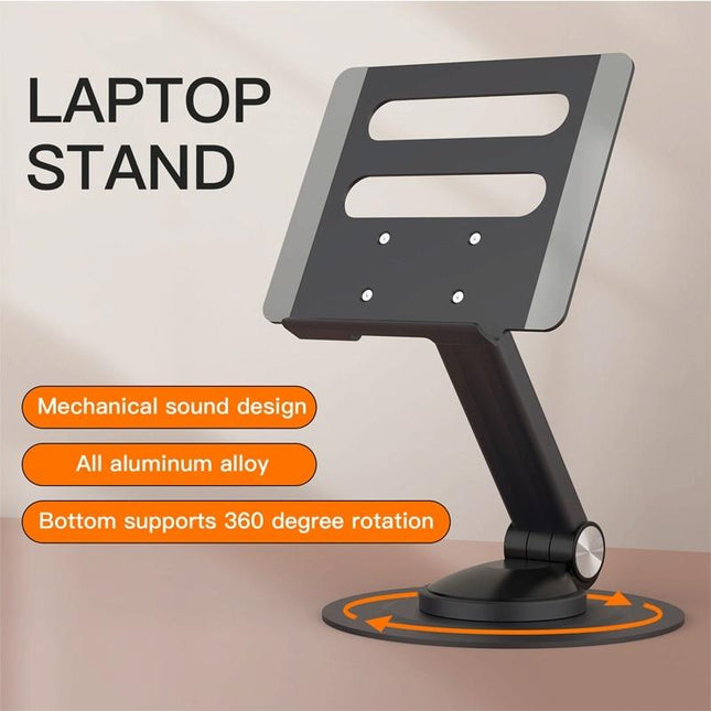360 Degree Rotating Aluminum Laptop Stand Holder-1915197046449639427