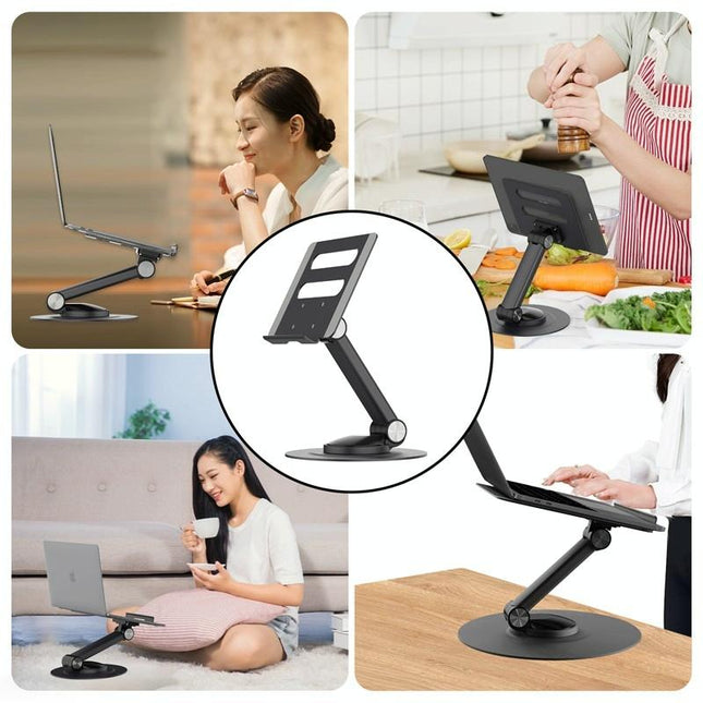 360 Degree Rotating Aluminum Laptop Stand Holder-1915197046449639429
