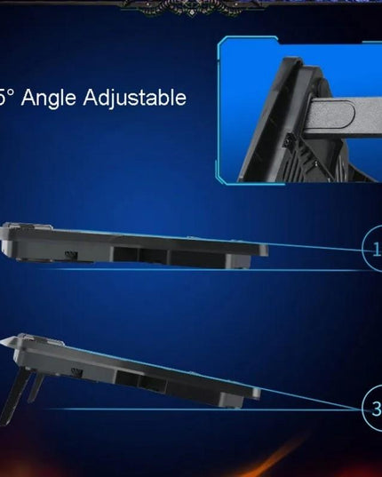 Portable Gaming Laptop Stand With 4 Cooling Fans-1915198067842355205