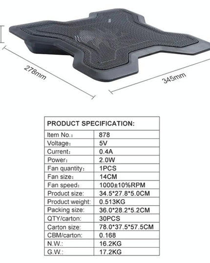 Desktop And Laptop Usb Cooling Fan-1915197391347257350