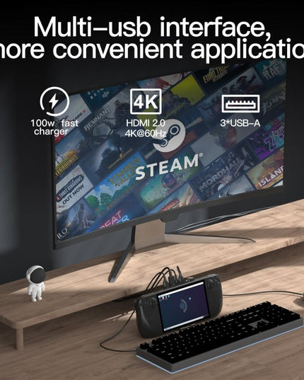 5-In-1 Docking Station For Steam Deck - 4K / 60Hz Support-1915197022705684485