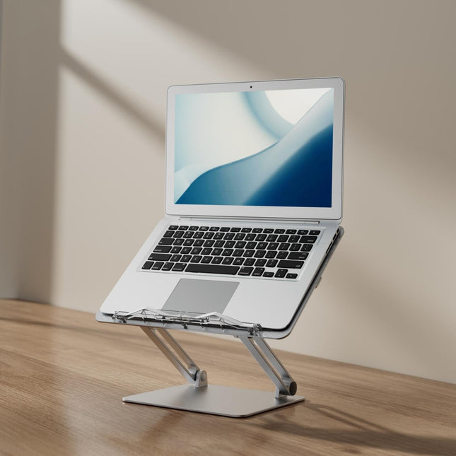 Portable Folding Laptop Stand With Adjustable Heat Dissipation - Book Clips-1915197870953336833
