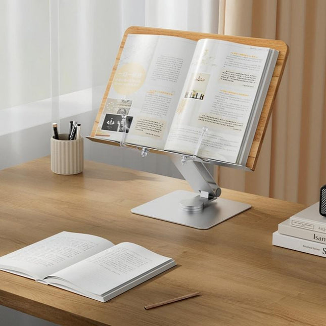 360 Degree Rotating Laptop & Book Stand - Adjustable & Hands-Free-1915197939182080002