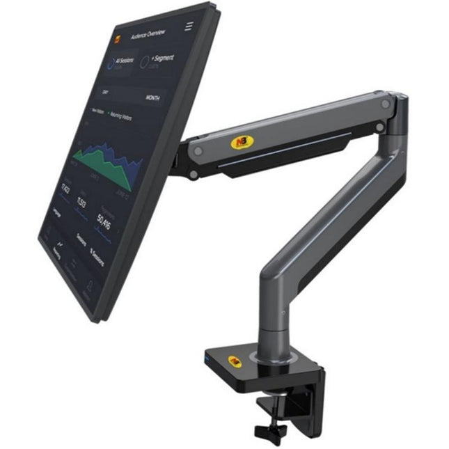 Adjustable Aluminum Monitor Holder - Rotatable 22-40 Inches-1915198054659657728