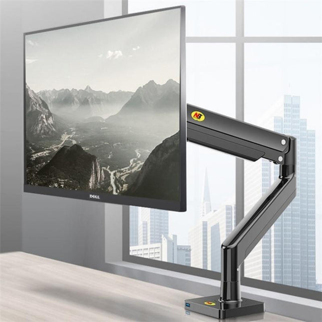 Adjustable Aluminum Monitor Holder - Rotatable 22-40 Inches-1915198054659657736