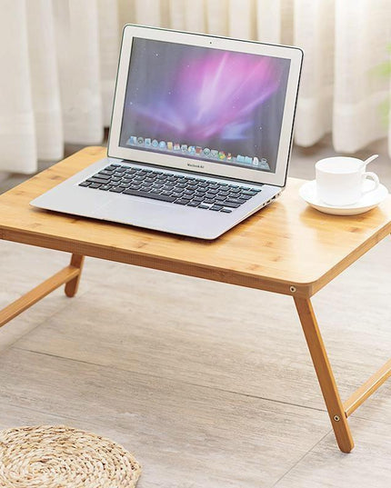 Foldable Laptop Table With Card Slot - Simple And Lazy Design-1915196645595811842