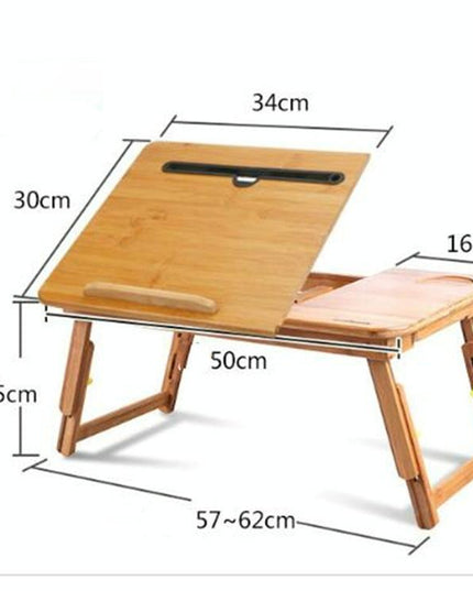Foldable Laptop Table With Card Slot - Simple And Lazy Design-1915196645595811846