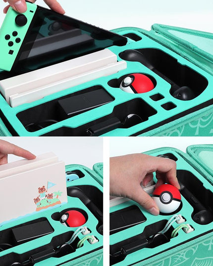 Horizontal Forest Friends Switch Game Storage Bag-1915198128169029636