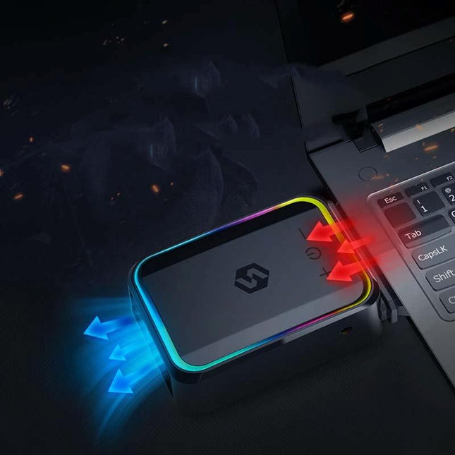 5V Colourful Laptop Exhaust Fan - Efficient Cooling-1915198259220058115