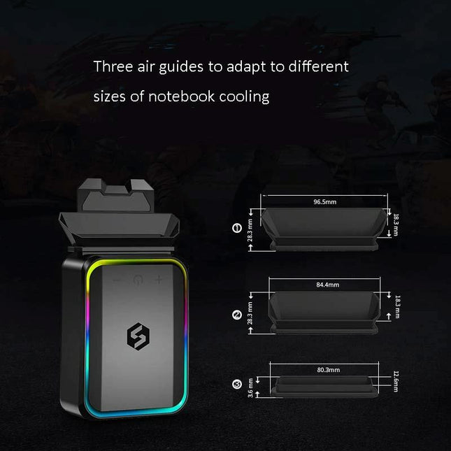 5V Colourful Laptop Exhaust Fan - Efficient Cooling-1915198259220058116