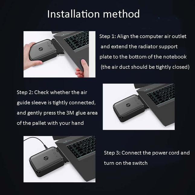 Colourful Notebook Exhaust Radiator With Side Suction Fan-1915198088969064455