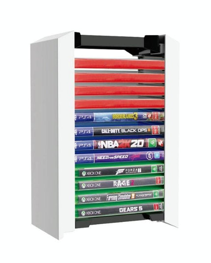 12-Cd Double-Layer Storage Rack For Ps5 Console Games-1915197195783639042