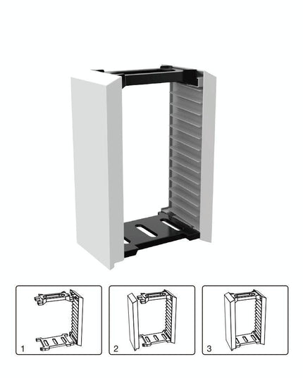 12-Cd Double-Layer Storage Rack For Ps5 Console Games-1915197195783639043