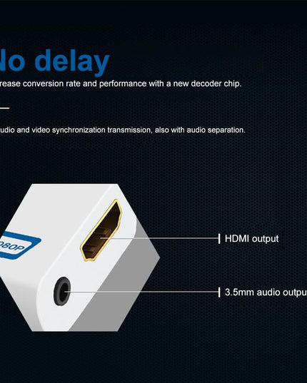 1080P Hdmi Converter With Audio For Wii-1915197847372959750