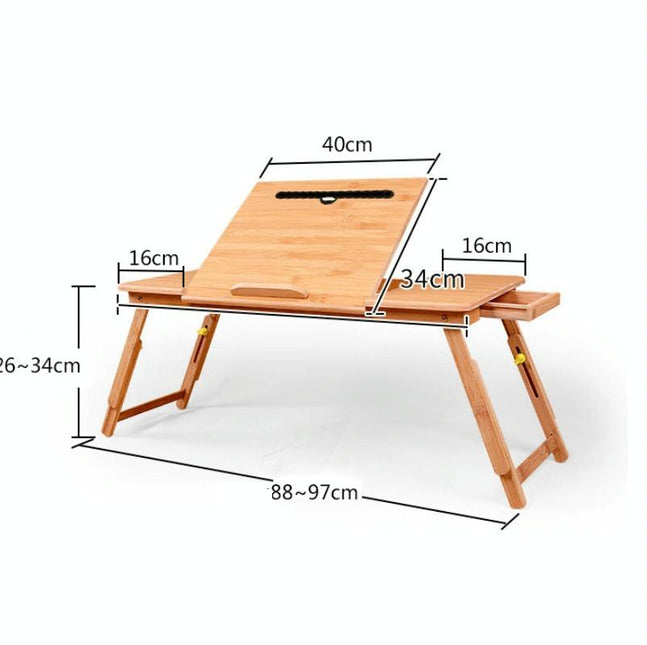 Adjustable Folding Laptop Desk For Bed With Card Slot And Lazy Computer Design-1915197953941835777