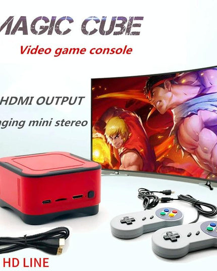 Mini Cube Arcade Console With 16G Tf Card And Gray Controllers-1915198278522245121